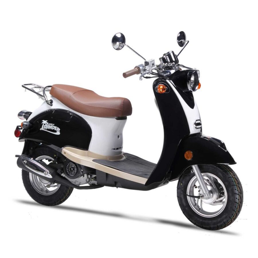 Look At The Scooter In Black Color