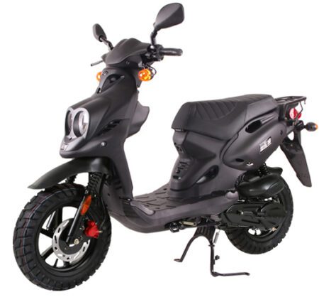 matte black scooter